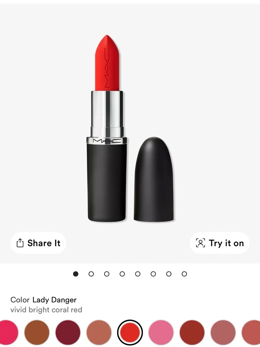 NEW MAC x Patrick Starrr Lipstick Lady Danger Limited Edition NIB Rare